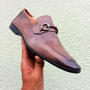 Magnanni for Neiman Marcus Mens Calfskin Leather Horsebit Luxury loafer # 16482